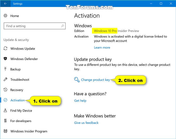 Windows 10 upgrade assistant serial key